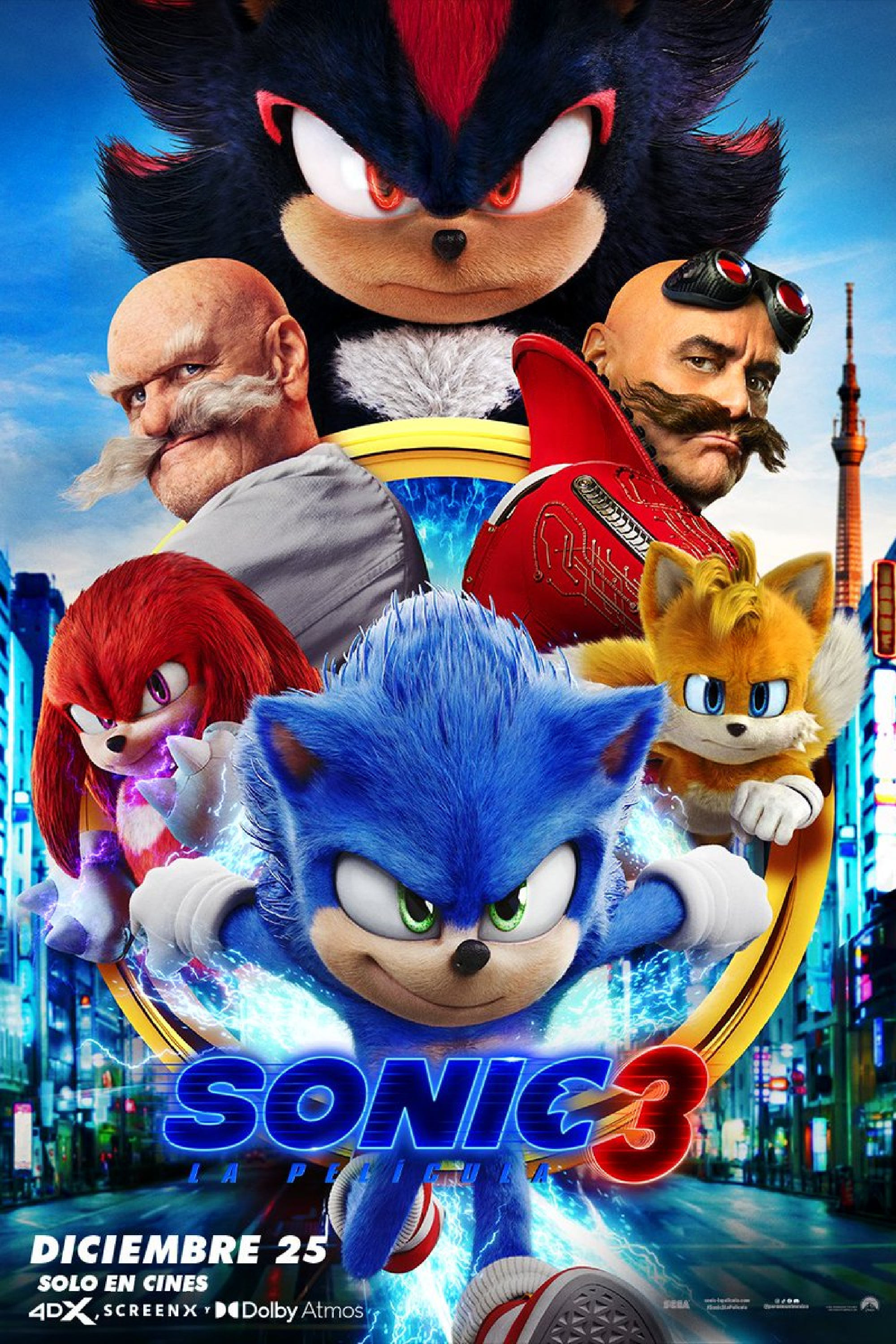 Immagine Sonic 3 - Il film - Poster - Sfondi