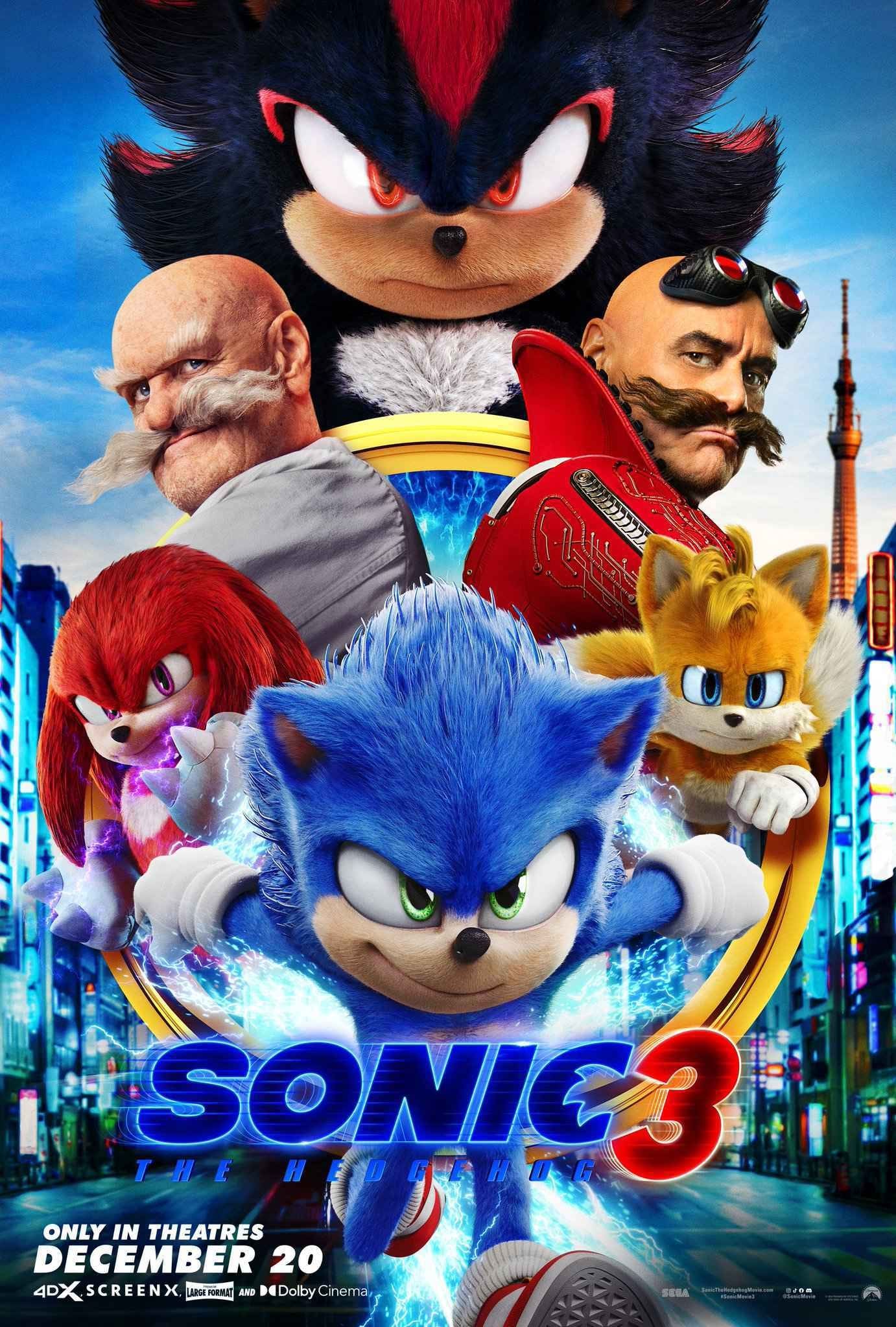 Immagine Sonic 3 - Il film - Poster - Sfondi