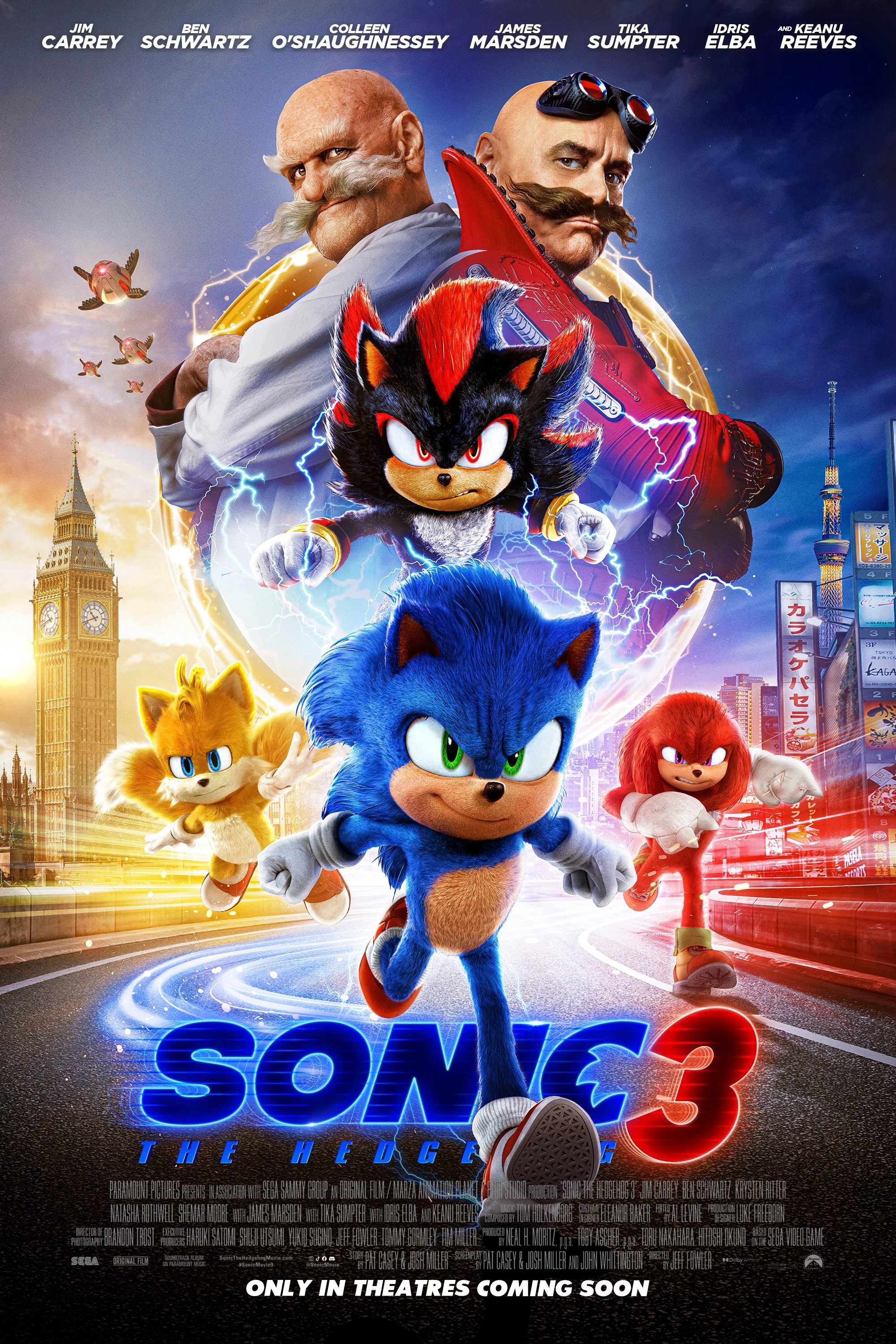 Immagine Sonic 3 - Il film - Poster - Sfondi