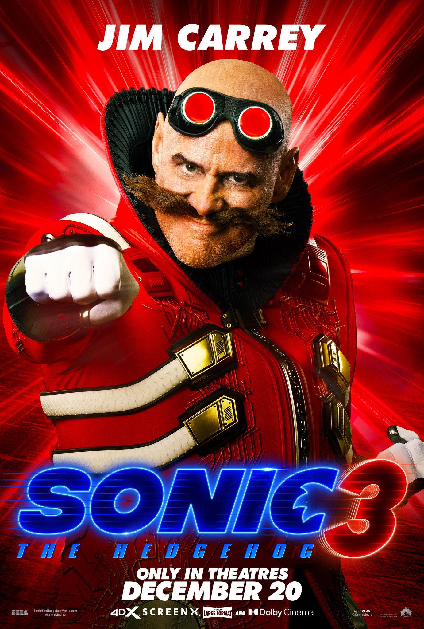 Immagine Sonic 3 - Il film - Poster - Sfondi