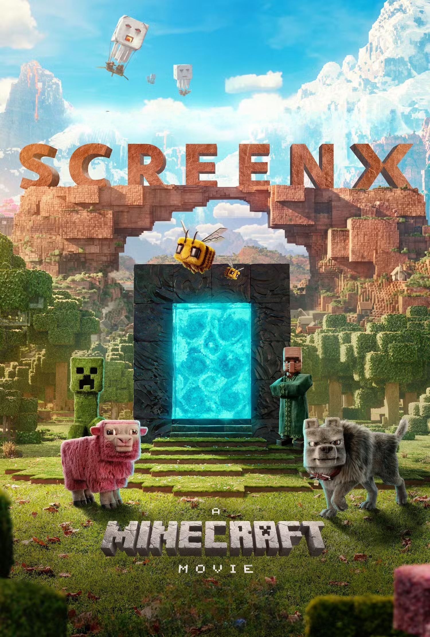 Immagine Un film Minecraft - Poster - Sfondi