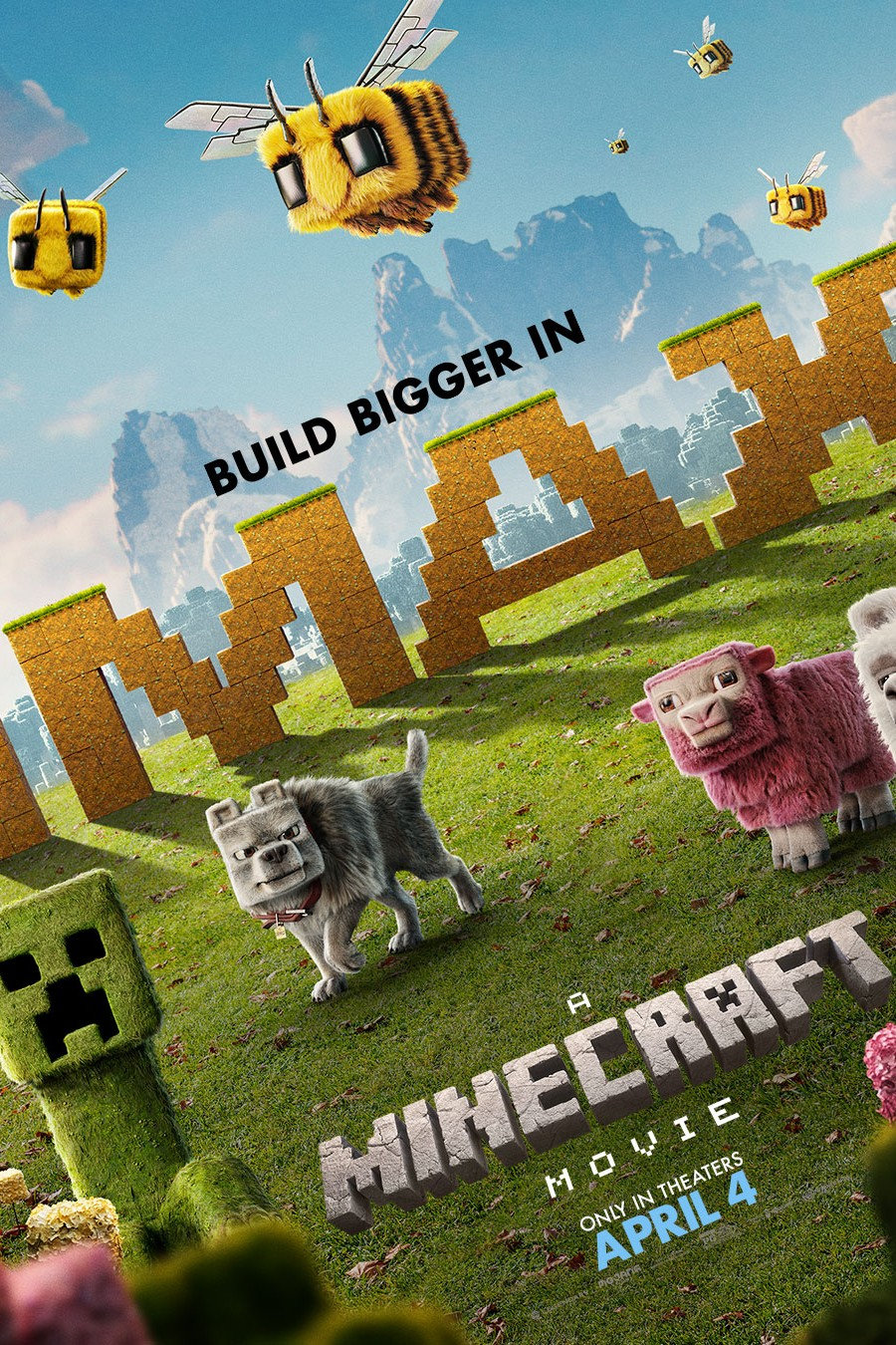 Immagine Un film Minecraft - Poster - Sfondi