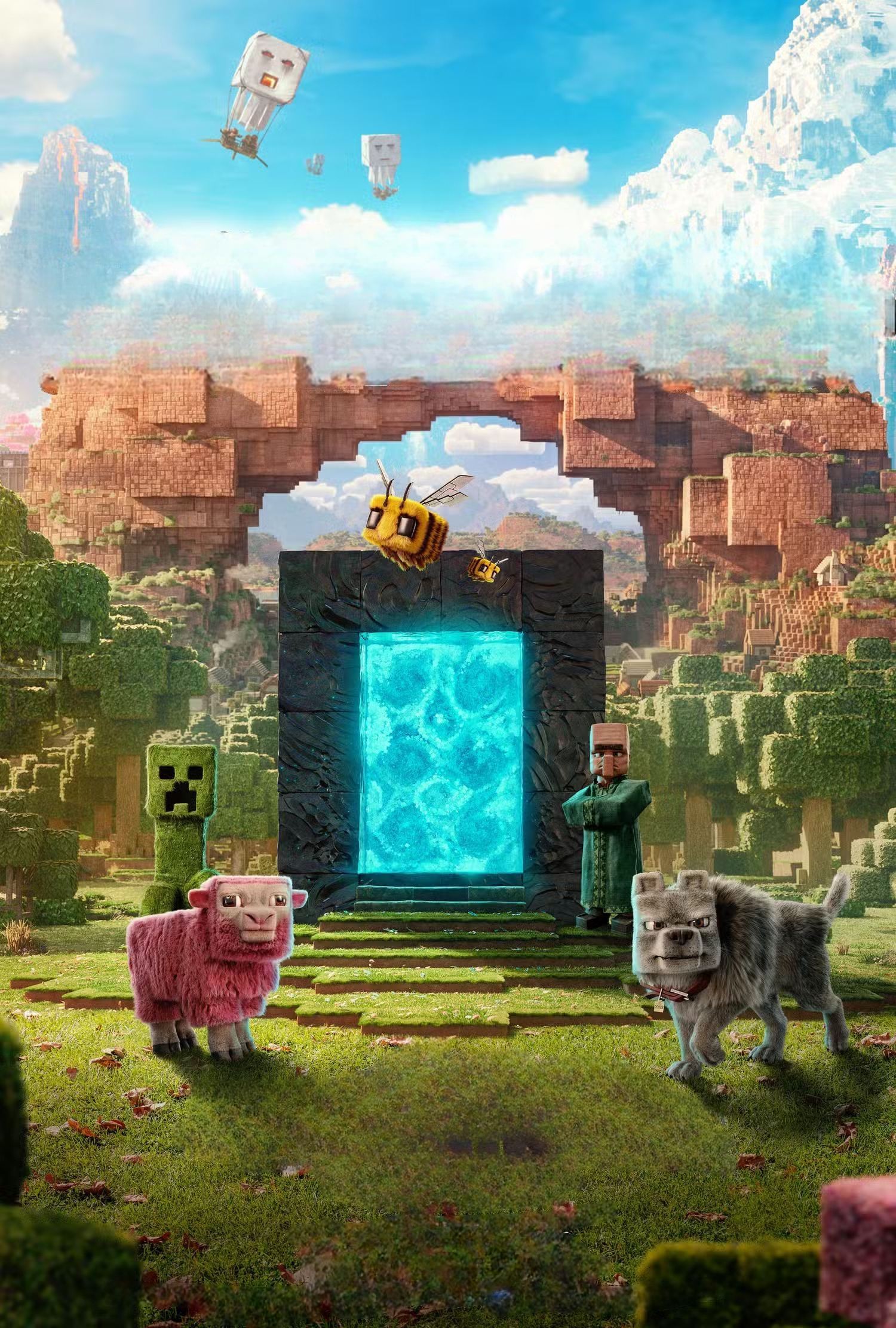 Immagine Un film Minecraft - Poster - Sfondi