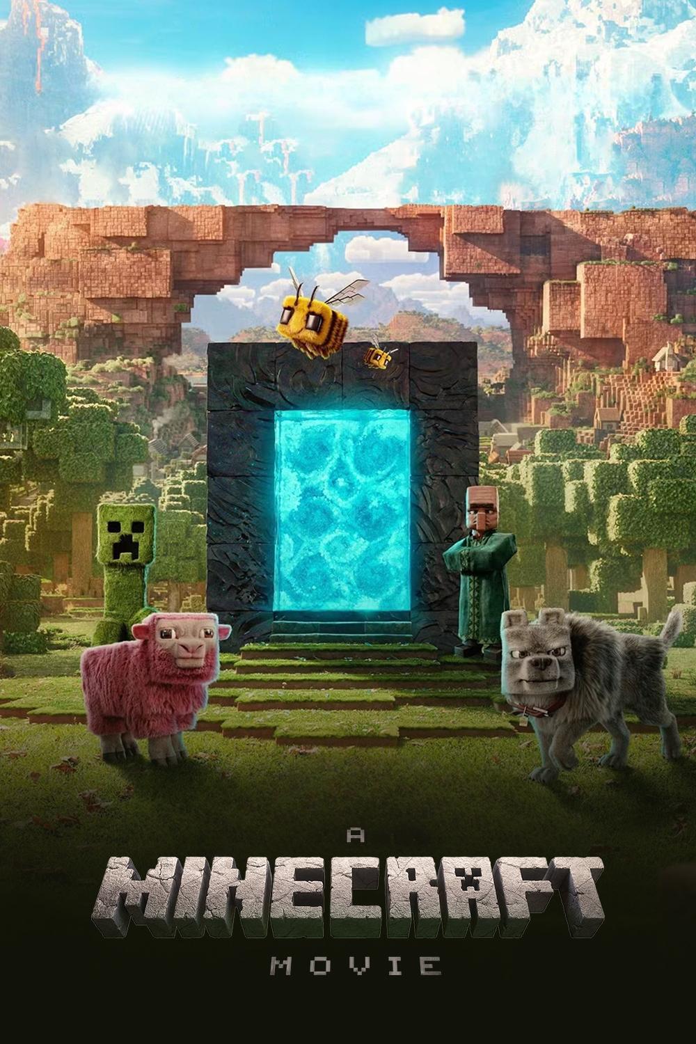 Immagine Un film Minecraft - Poster - Sfondi