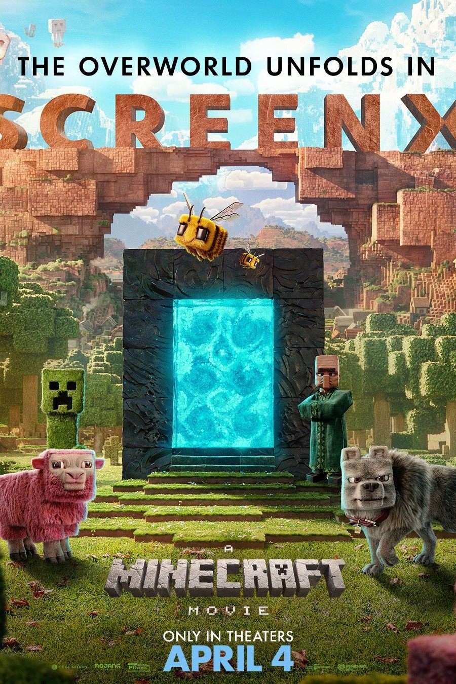 Immagine Un film Minecraft - Poster - Sfondi