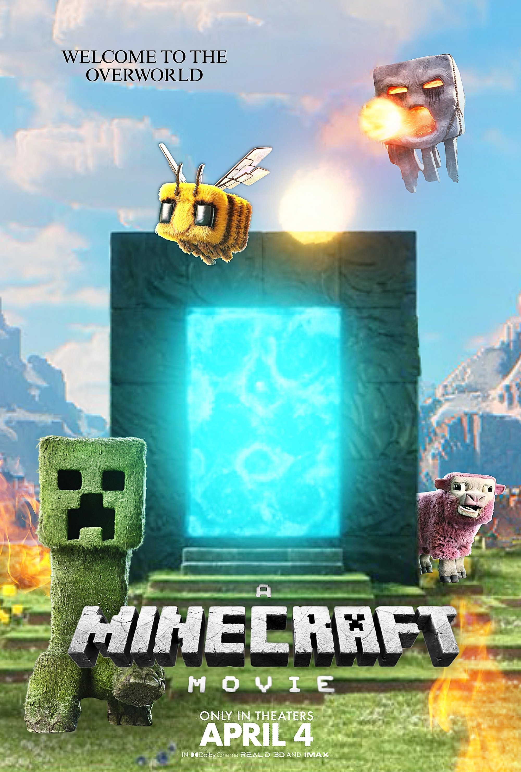 Immagine Un film Minecraft - Poster - Sfondi