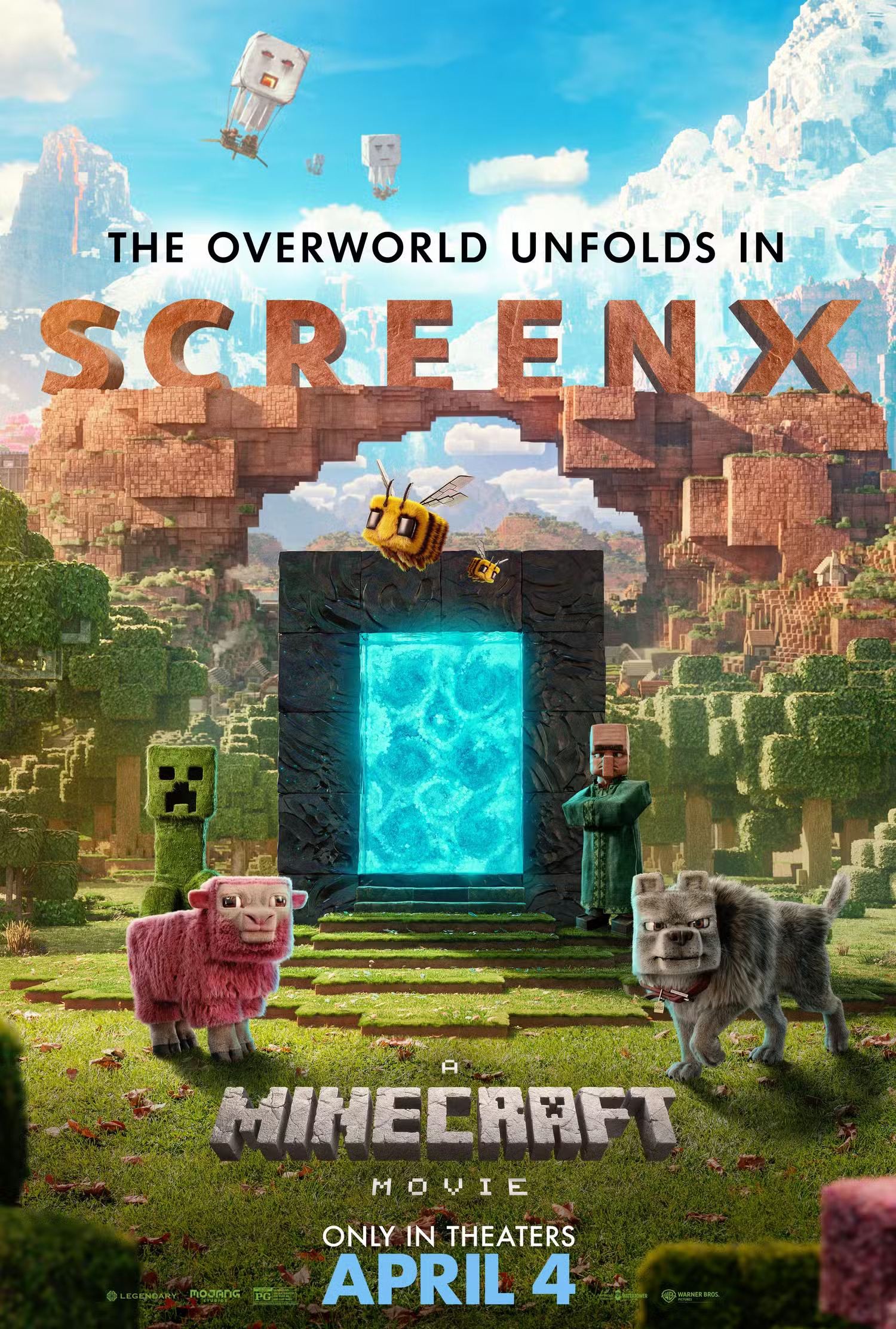 Immagine Un film Minecraft - Poster - Sfondi