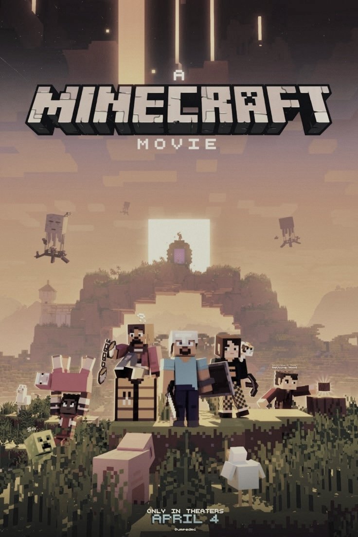 Immagine Un film Minecraft - Poster - Sfondi