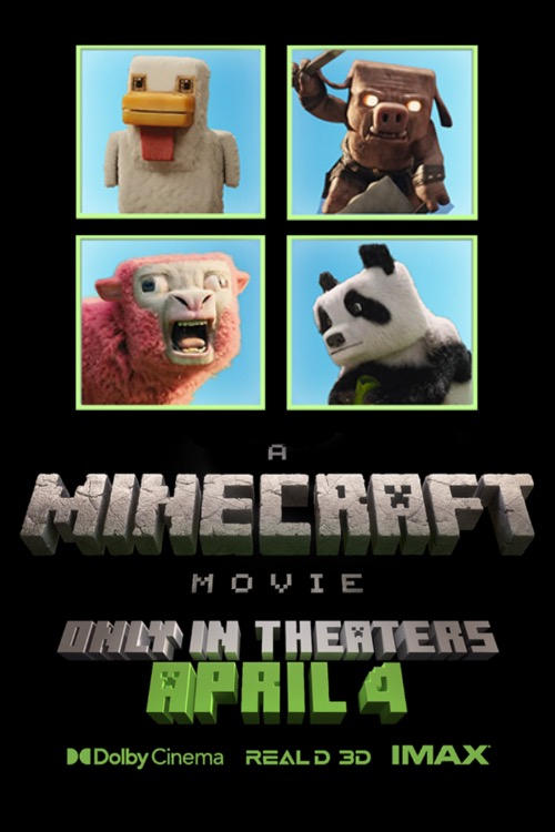 Immagine Un film Minecraft - Poster - Sfondi
