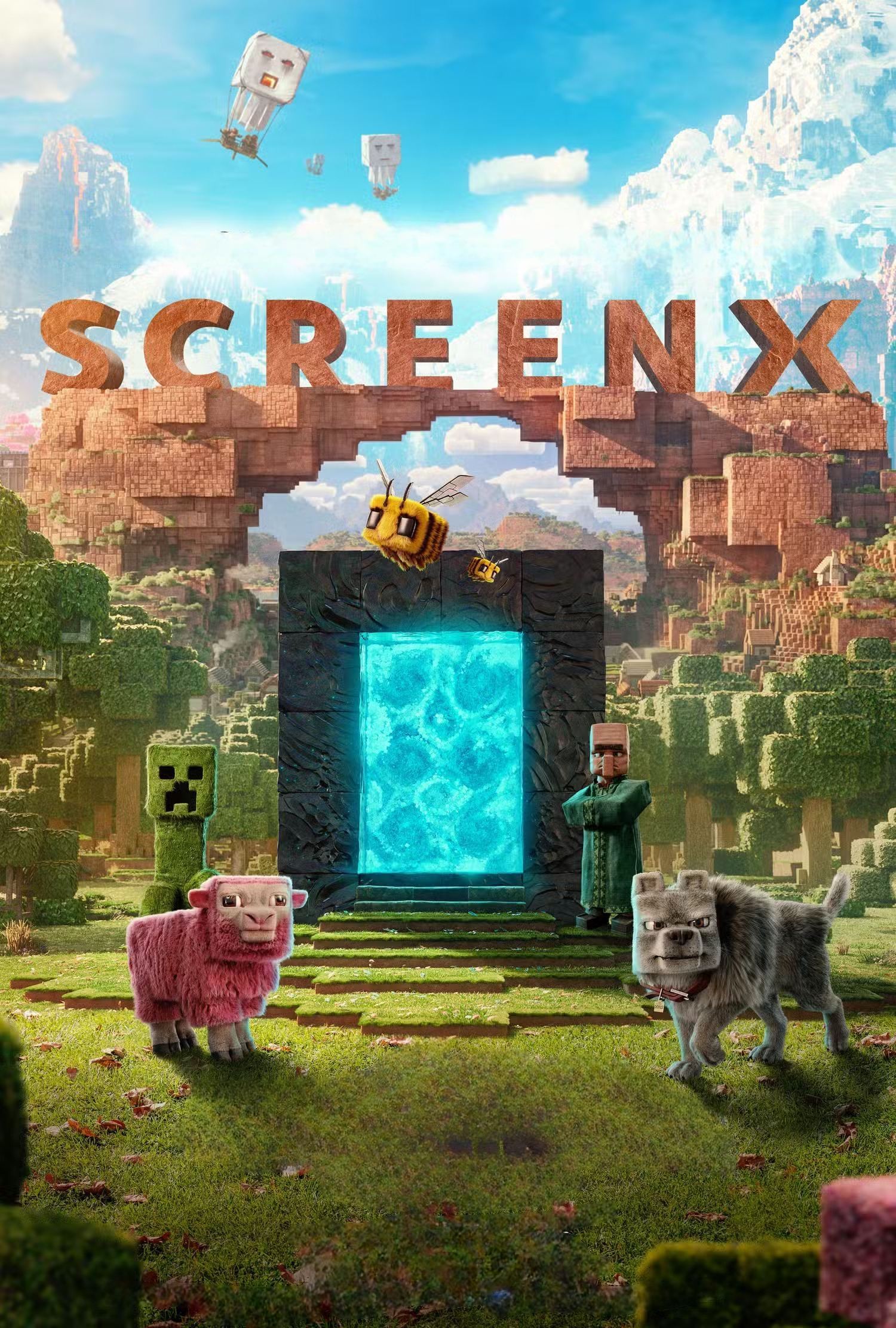 Immagine Un film Minecraft - Poster - Sfondi