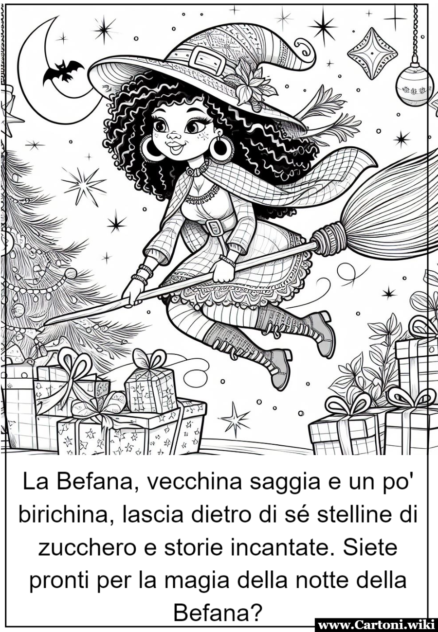 Colora la Befana: scegli stampa e buon divertimento!