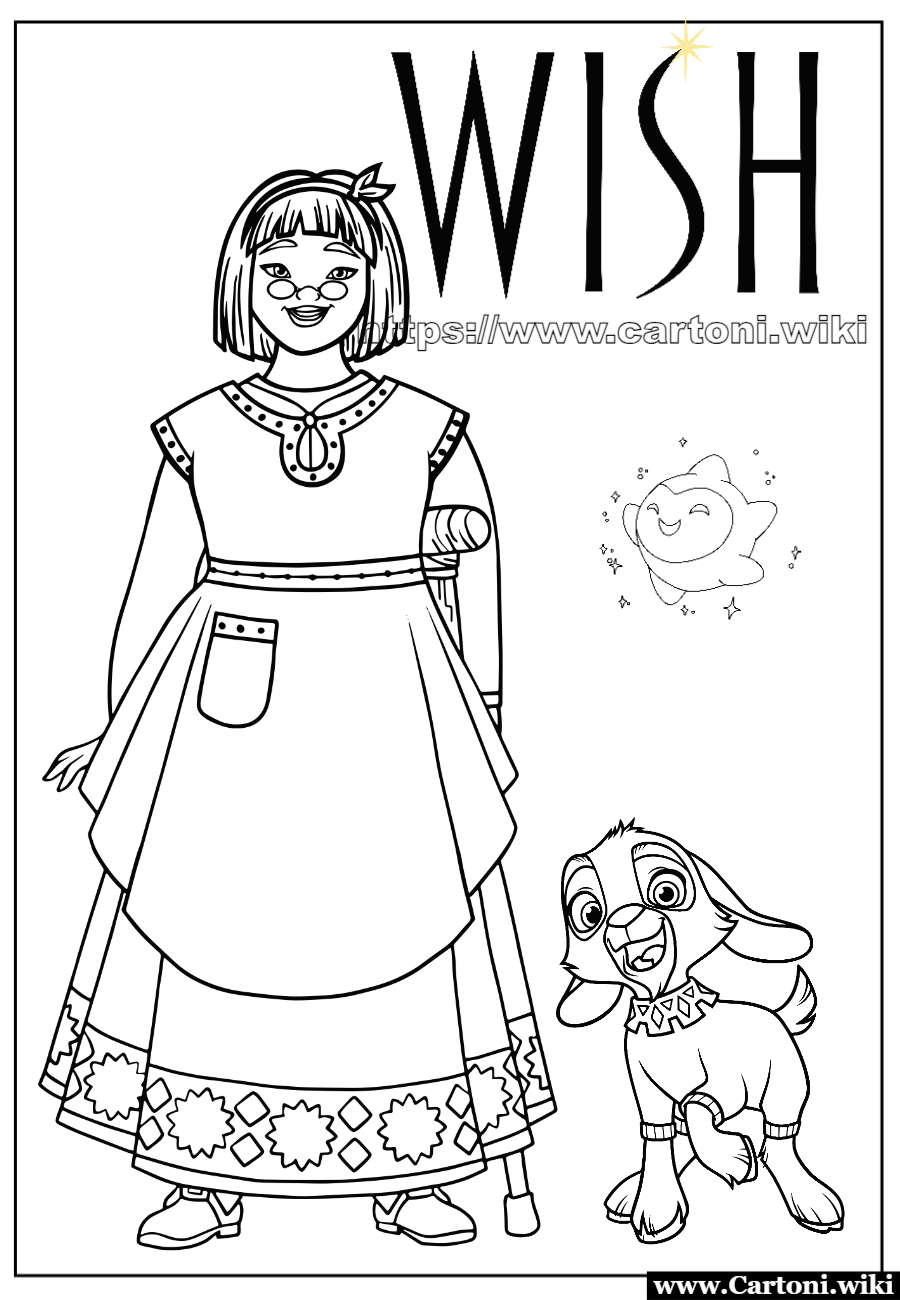 Tanti disegni da colorare di Wish il film Disney Colora i disegni del film Disney Wish e scopri tante immagini che puoi stampare del film e di tutti i personaggi - Immagini gratis