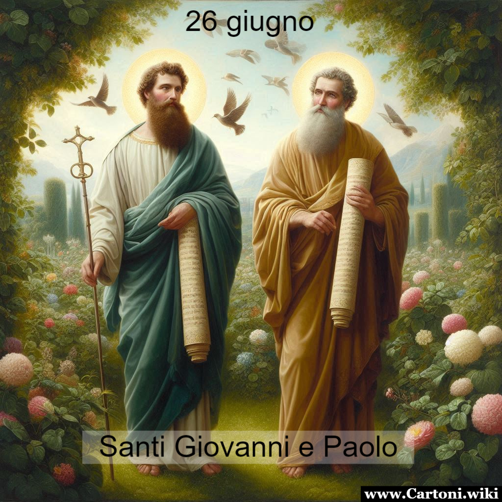 La Storia dei Santi Giovanni e Paolo San Giovanni,San paolo,Santi