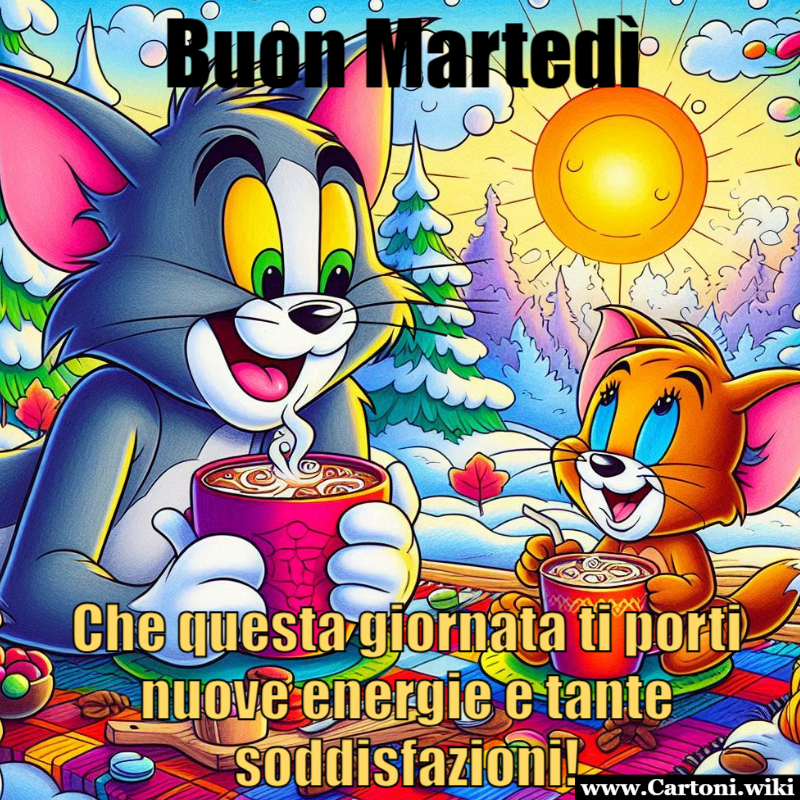 Buon martedì con Tom e Jerry