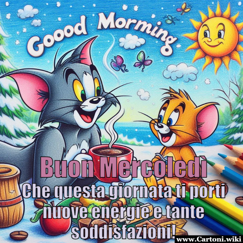 Buon mercoledì con Tom e Jerry