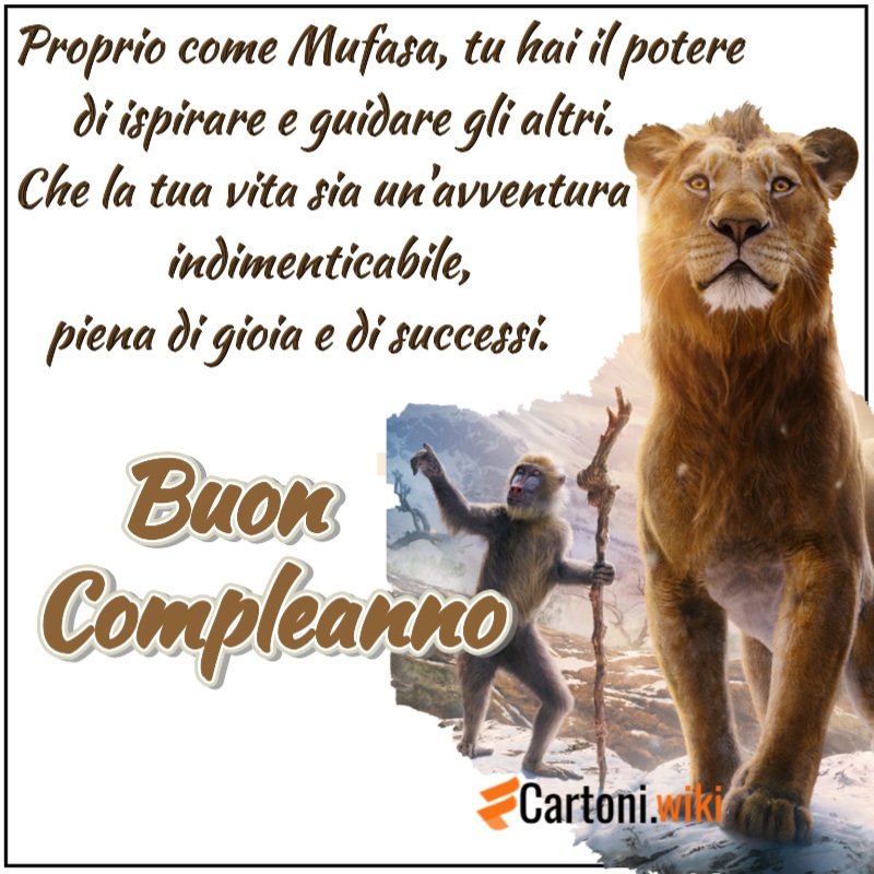 Buon compleanno con Mufasa