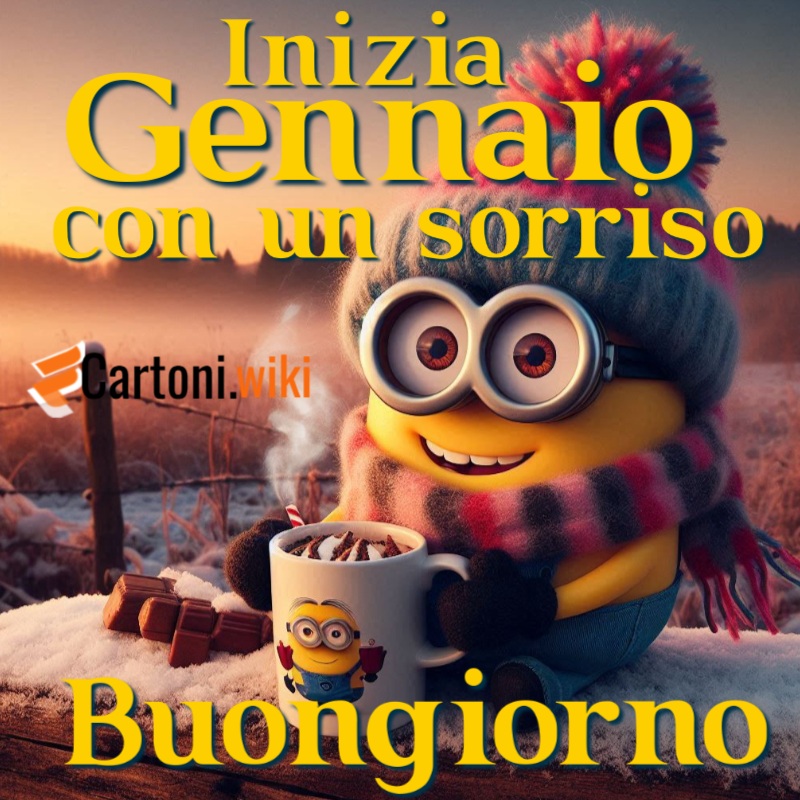 Buon 1 gennaio con i Minions