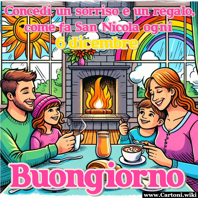 Un buongiorno  speciale per il 6 dicembre