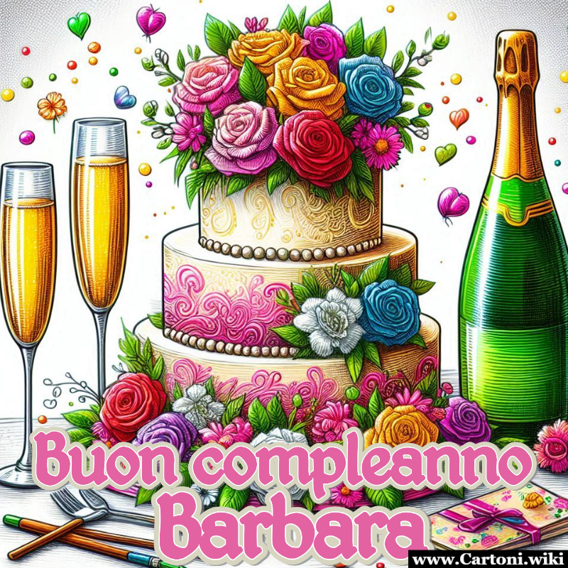 Auguri di Buon Compleanno Barbara con un Tocco di Eleganza!