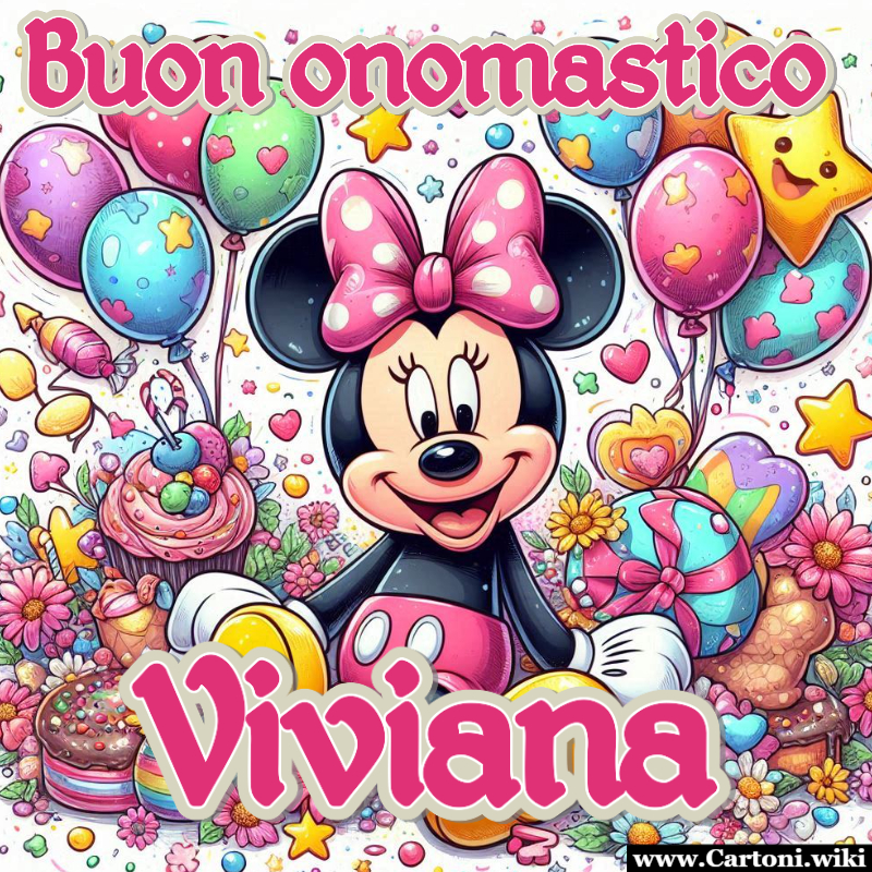 Auguri di Buon Onomastico Viviana per il 2 Dicembre!