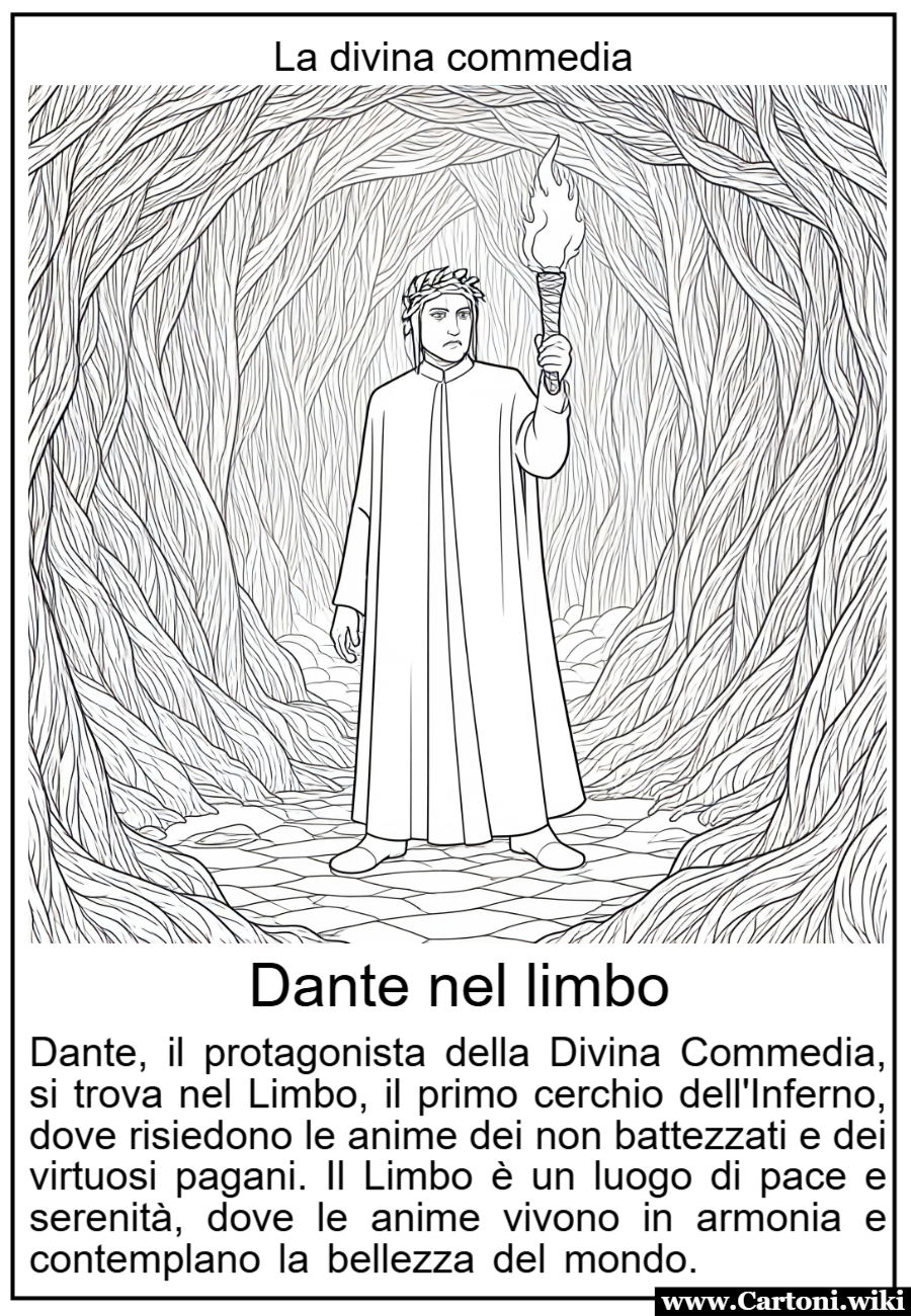 La Divina Commedia spiegata ai bambini: Dante nel limbo