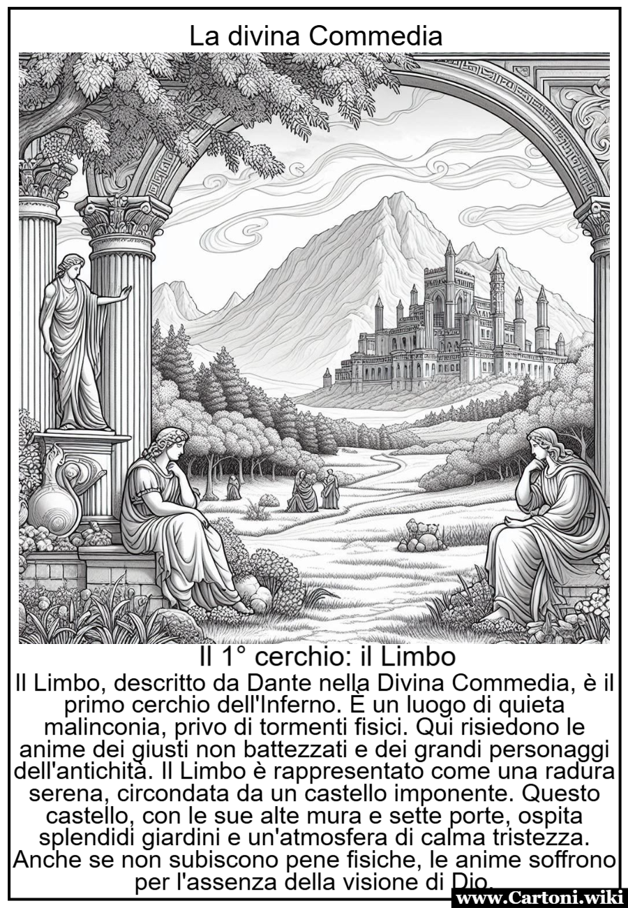 Il primo cerchio dell'inferno della Divina Commedia: il limbo