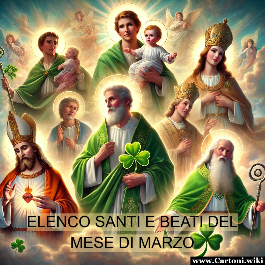 Elenco santi e beati del mese di marzo