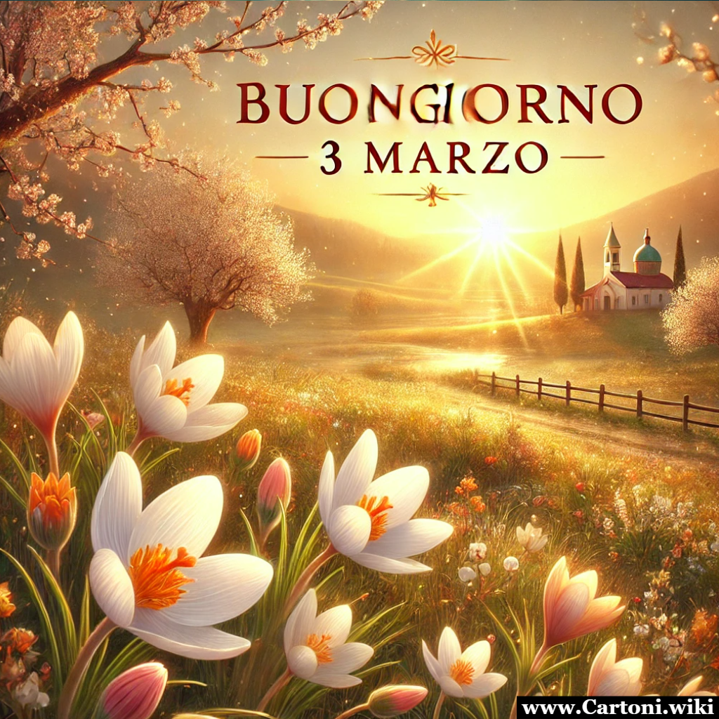 Buongiorno 3 marzo