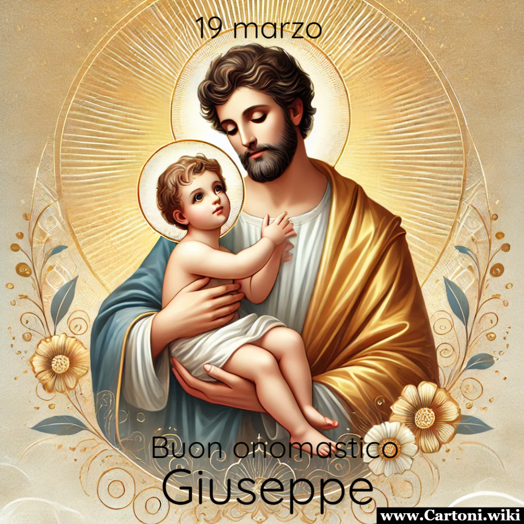 Buon Onomastico Giuseppe: Auguri Speciali con un'Immagine di San Giuseppe