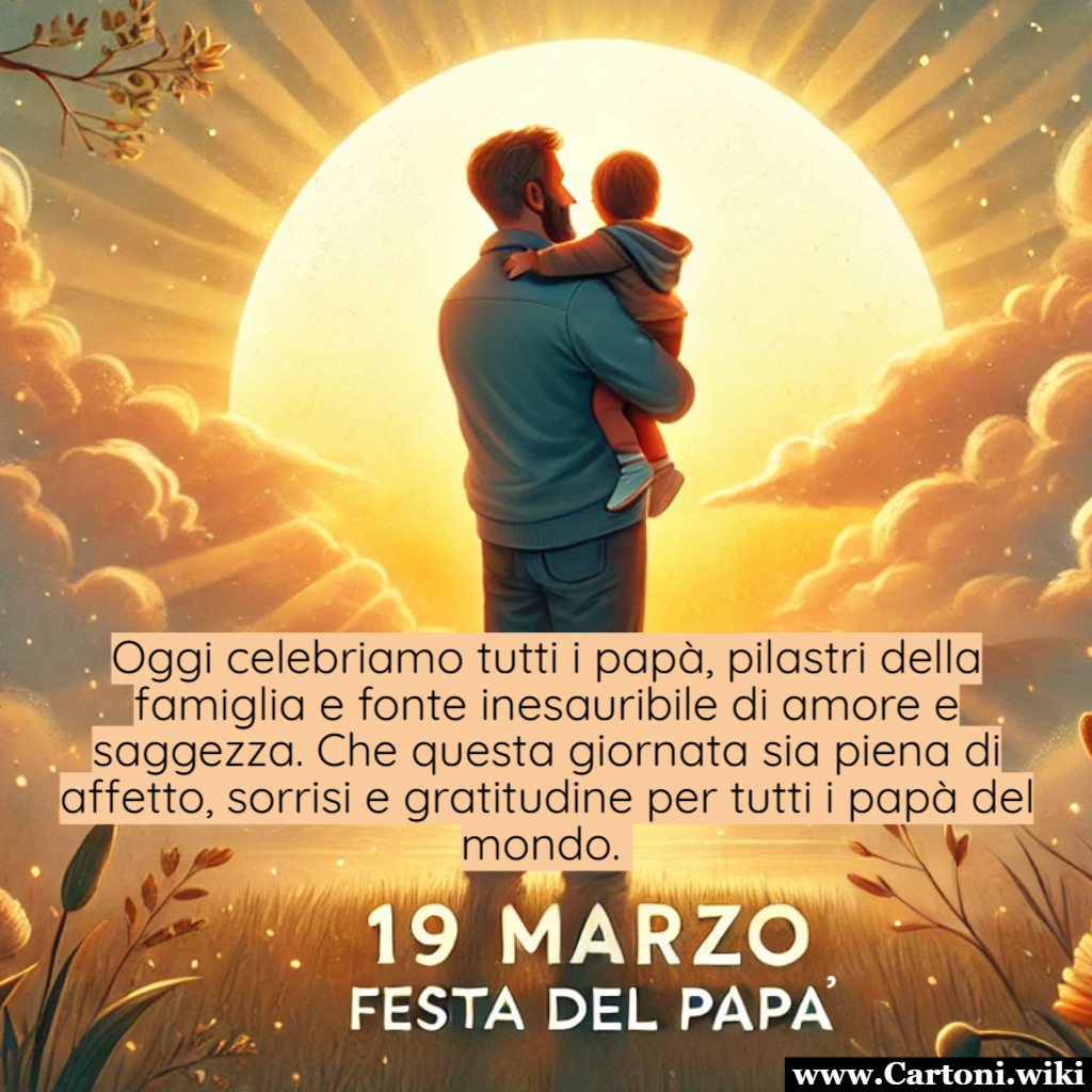 Buongiorno e Felice 19 Marzo: Celebriamo la Festa del Papà con Amore e Gratitudine