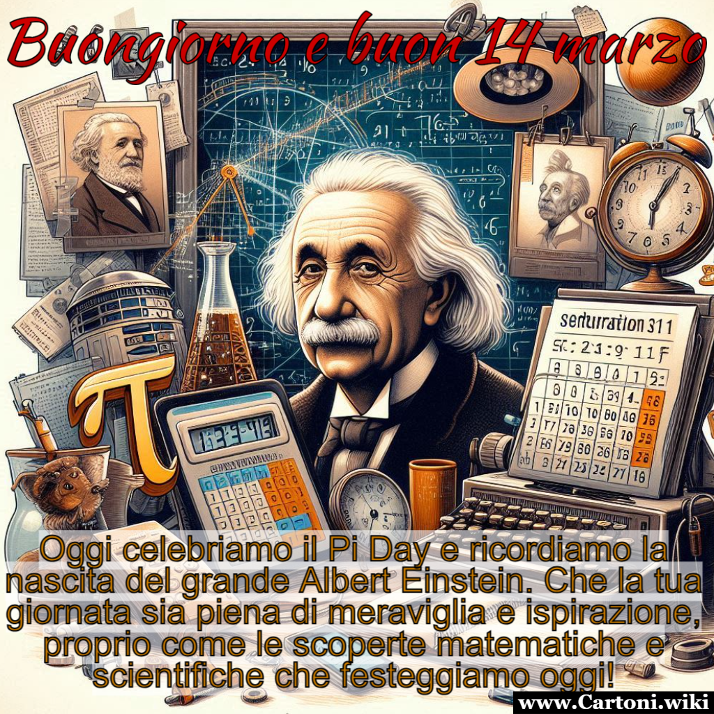 Buongiorno del 14 marzo: un omaggio a scienza e matematica