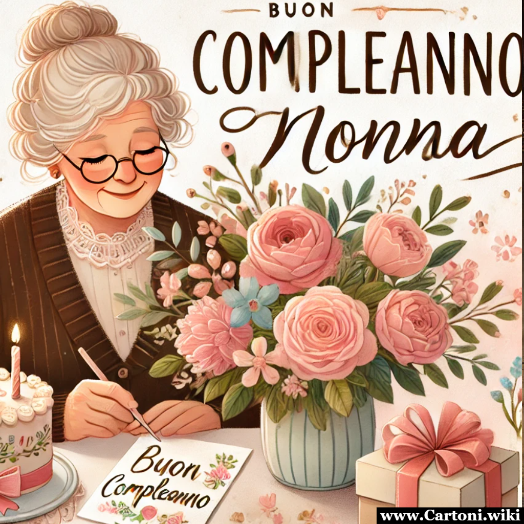 Buon compleanno nonna cara