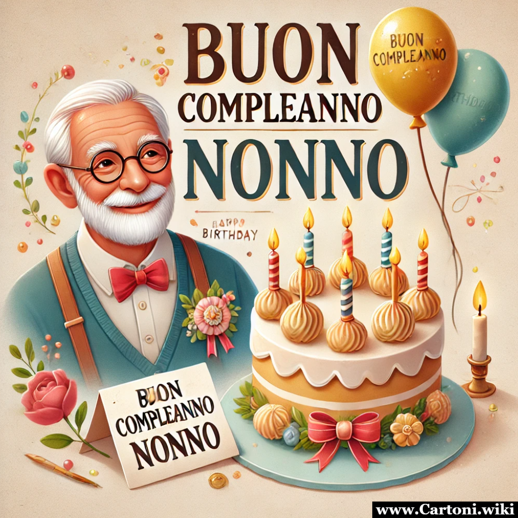 Buon Compleanno Nonno caro